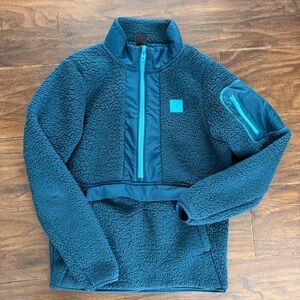 Under Armour Fleece Jacket Sweater in Teal Blue